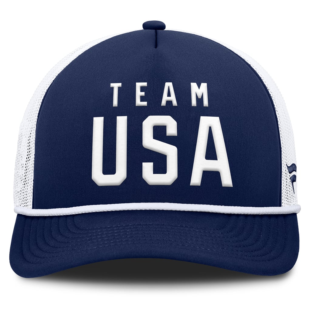  Team USA Fanatics Foam Front Adjustable Trucker Hat - Navy
